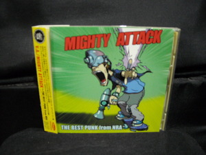 国内盤CD/VA-MIGHTY ATTACK/新旧英米ハードコアパンクHARDCORE PUNKuk subsREAGAN YOUTHanti-flagSOCIAL UNRESTmdcKRAUTsamiam他