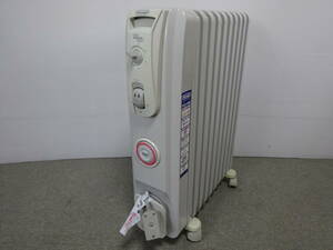  used DeLonghite long gi oil radiator heater L character type Flat fins RADIA R731015EFS 1500W 10 sheets fins 4~10 tatami original box none 