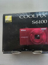 COOLPIX ニコン デジタルカメラ S6100 レッド_画像2