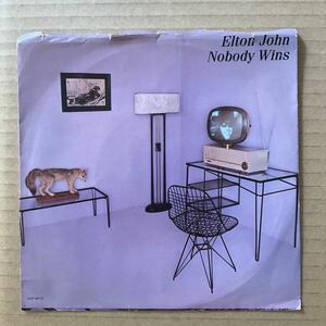 7インチ ELTON JOHN - NOBODY WINS