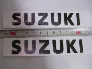 スズキ　SUZUKI　小ステッカー　黒2枚セット