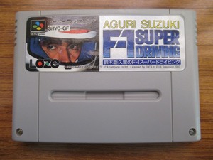 KME12836★SFCソフトのみ 鈴木亜久里のF-1スーパードライビング AGURE SUZUKI F-1 SUPER DRIVING 起動確認済み クリーニング済 スーファミ