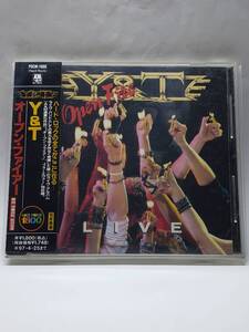 Y&T／OPEN FIRE／オープン・ファイアー／国内旧規格盤CD／帯付／1985年発表／ライブ・アルバム／