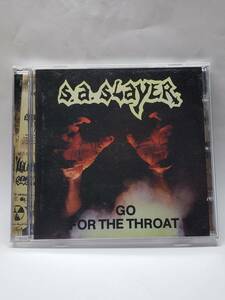 S.A. SLAYER／GO FOR THE THROAT／PREPARE TO DIE／輸入盤CD／デビューEP（1984年）＋1stフル（1985年）／オフィシャル再発盤／廃盤／RIOT