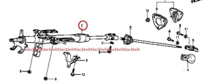 【ホンダ純正パーツ】S2000 AP1 AP2/S2000 Premium コラムASSY ステアリング　新品未使用　希少在庫