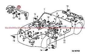 【ホンダ純正パーツ】S2000 AP2 ハーネス インストルメントワイヤー　新品未使用　希少在庫