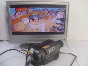 【動作確認済み・8㎜ビデオカメラ・ダビングにご使用ください！】SONY Hi8ビデオカメラ CCD-TR290/0580