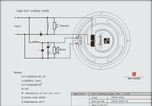 ☆8cm 2WAY スピーカー 3インチウーファー+0.75インチツィーター付 10W+4W 8Ω (SOVOX)　管理番号[F0-1158]_画像10