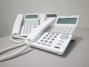 #[* beautiful goods *] OKI CrosCore2 30 button multifunction telephone machine [MKT/ARC-30DKHF-W-02A] 3 pcs (17)#