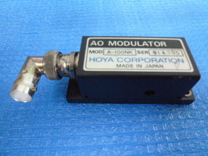 中古現状渡品 HOYA CORPORATION AO MODULATOR 音響光学モジュレーター A-100NK その2