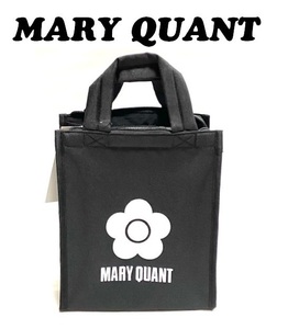 【MARY QUANT】(NO.4287)マリークワント 保冷バッグ　ランチバッグ　ブラック　未使用　マリクワ