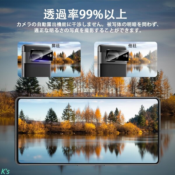 2枚組 日本製 旭硝子 カメラ レンズ 保護 Google Pixel 8 グーグル ピクセル フィルム ガラス 硬度9H 飛散防止 高透過 貼り付け簡単