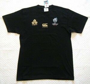 カンタベリー　CANTERBURRY　2019 RUGBY WORLD CUP 開催記念メモリアルTシャツ　“日本 ONE TEAM”　黒色　サイズ L　　＠限定品