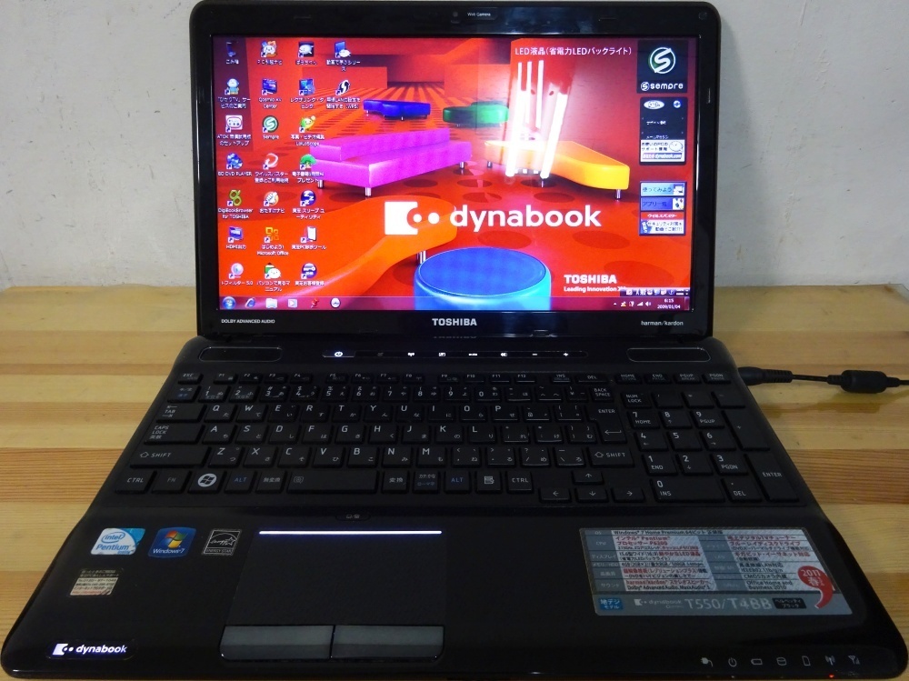 東芝ノートパソコン dynabook Qosmio T551/T6DB/良品-