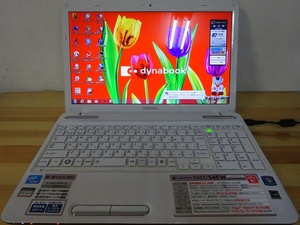 東芝 ノートパソコン dynabook T451/46EW/Cele B815 1.6GHz/4GB/640GB/中古特価良品