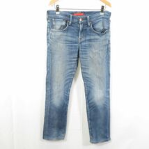 RED CARD ダメージ加工 ストレッチスキニー デニムパンツ ジーンズ size23/レッドカード　1001_画像2