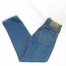 80s 90s ARMANI JEANS イタリア製 ハイウエスト デニムパンツ ジーンズ size32/アルマーニ 1003_画像1