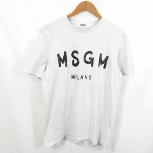 MSGM WITH BRUSHSTROKE ロゴ Tシャツ sizeS/1003