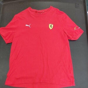 ◆フェラーリ&プーマ、コラボTシャツ赤Lサイズ◆