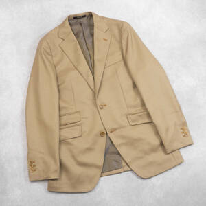 優雅な艶感『COMME CA MEN』ウールジャケット Sサイズ ブラウン 秋冬テーラード コムサメン 管理1051