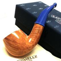 パイプ 喫煙具 SAVINELLI MINI ミニ ブルー イタリア製 サビネリ 青 たばこ おしゃれ 小さい タバコ パイプ本体 高品質_画像2