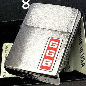 ZIPPO オールドデザイン GGB ジッポ ライター ロゴ おしゃれ シンプル ブレイズデル レトロ シルバー かっこいい レッド メンズ