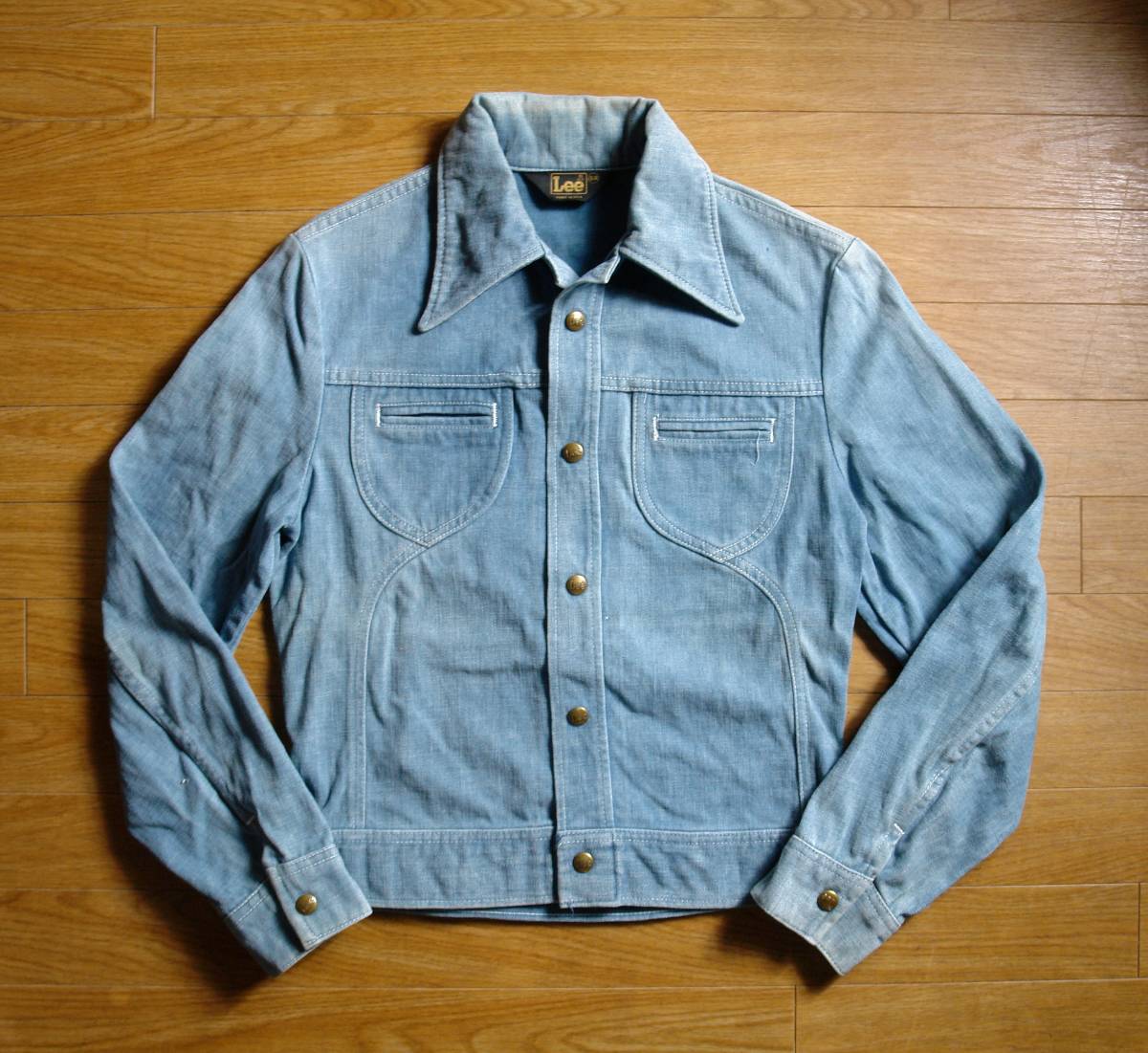 vintage 70s LEE モールスキン ネイビー ビンテージ ヴィンテージ-