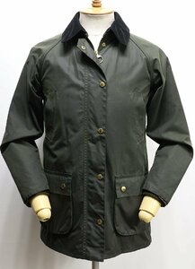 Barbour (バブアー) LADIES NEW BEDALE SL / レディース ニュービデイル スリムフィット LWX0561 美品 セージ size 10 / ワックスコットン