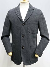 cushman (クッシュマン) HBT 3B TAILORED JACKET / コットンウール ヘリンボーン 3Bテーラードジャケット Lot 21179 美品 size S_画像2