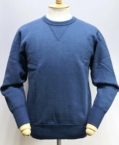 Deluxeware (デラックスウエア) S101-00...FLAT SEAM PLAIN / クルーネックスウェット 未使用品 NAVY size M / プレーン / 無地 /ネイビー