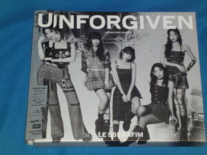 LE SSERAFIM 　ルセラフィム★2nd 日本アルバム　CD＋DVD　『UNFORGIVEN』初回限定盤B　★ トレ・シリアル無カ無　未視聴