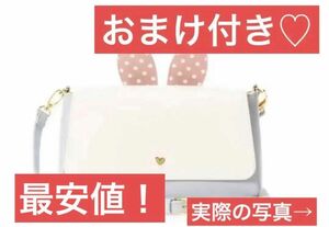 &chouette バッグ Disney ショルダーバッグ ミスバニー ディズニー レディース COLORS＆シュエット 可愛い