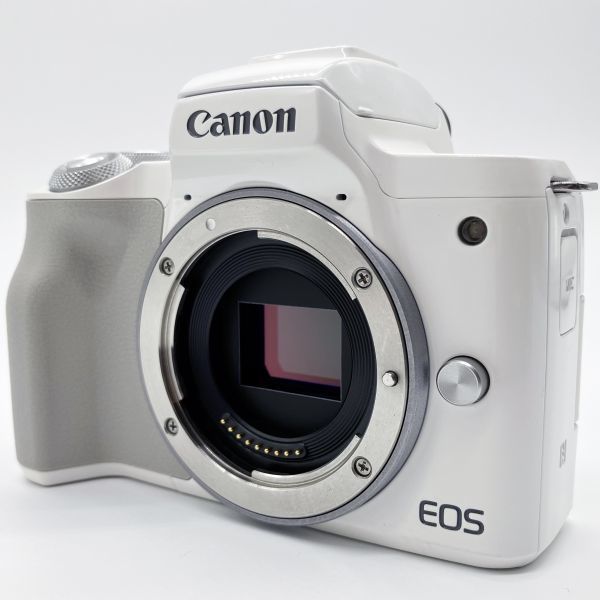 Canon ミラーレス一眼カメラ EOS Kiss M2 ダブルズームキット ブラック