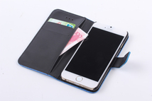 iphone SE レザーケース アイフォン5/5s クロコケース iPhone5s デコケース 手帳型 4色_画像3