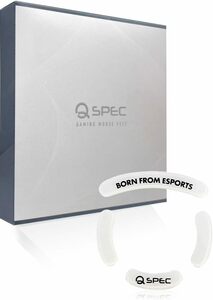 QSPEC マウスソール プロ仕様 ゲーミング G PRO Wireless 用 ゲーミングマウス スーパーラウンドエッジ加工 (ガラス素材)