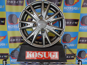 ヴェルバケビン　4J-13　4H100　+45　タント　ワゴンR　ムーヴなど　中古ホイール　神奈川県