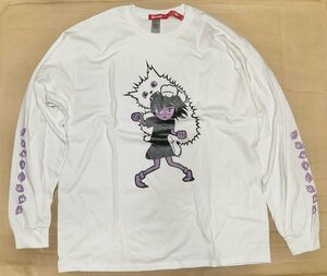 130A CUNE キューン ロンTee 長袖 ホワイト【中古】