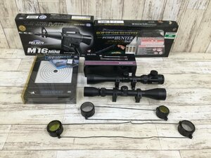 075B ミリタリー まとめ マルイ M16 MINI ポップアップガス リボルバー 他【ジャンク・対象年齢18歳以上】