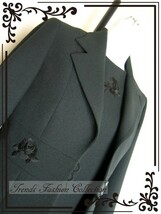 New Look　フラワー刺繍　ブラックフォーマル　ワンピーススーツ_画像3