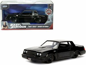 JADA TOYS 1/32 ワイルドスピード ドムズ ビュイック グランド ナショナル 1987 ブラック F&F Doms Buick Grand National ミニカー