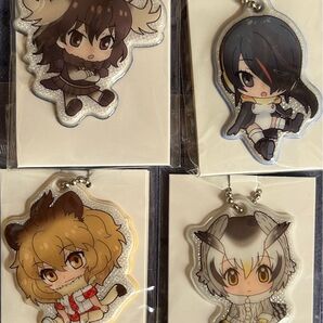 4つセット けものフレンズ キラキラチャーム