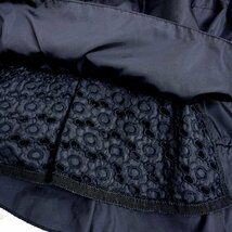 【良品】【1円】MONCLER モンクレール LOTUS GIUBBOTTO ロータス ナイロン ジャケット ジップアップ パーカー ネイビー サイズ2 裾レース_画像3