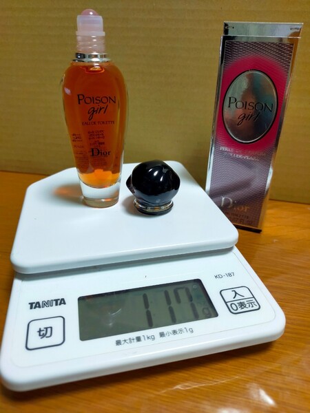 ほぼ満タン【魅惑の香り】 116g(^^ゞ 20ml トワレ「POISON Girl:プアゾン ガール ロールパール」EDT、箱美品 _/_/ 交渉OK、匿名OK! _/_/
