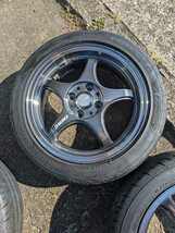 ガンメタ　165/55R15 15インチ　4穴　+45　100 5J 5ZIGEN FN01R-C BRIDGESTONE POTENZA RE004 Adrenalin　4本セット　　　_画像5