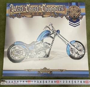 ウエストコーストチョッパーズ　west coast choppers カレンダー　2008 ポスター　ハーレー　harleydavidson 中古品　レア物　ジェシー