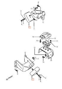 suzuki スズキ カプチーノ エンジンマウント フロント 2個 EA11R Suzuki Mounting eng fr New Genuine OEM Part 純正 未使用品 jdm 即決