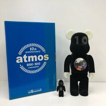 BE@RBRICK ベアブリック atmos 10th anniversary 400% & 100% 231020SK200069_画像1