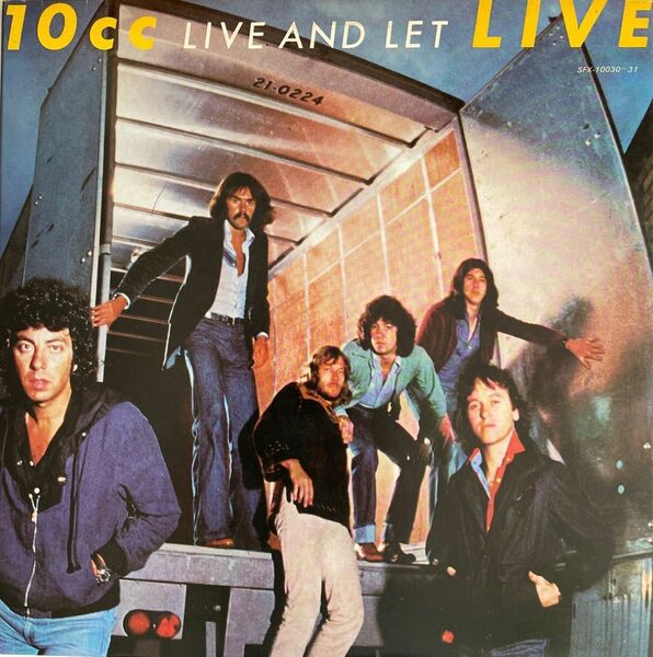 【更に！お値下げ！推奨品！】Live and Let Live 10cc live album 2枚組　LP 見開JK歌詞カード有