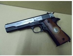 コルト　ガバメント【Ｍ１９１１　Ａ１・第二次世界大戦 終戦記念モデル・ＷＷⅡ・木製グリップ仕様】ＧＭ 