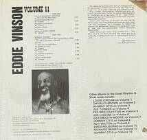 [ LP / レコード ] Eddie Cleanhead Vinson / Great Rhythm & Blues Oldies Volume 11 / Eddie Cleanhead Vinson ( Jazz Funk / Blues )_画像2